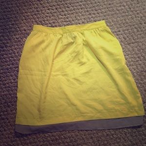 Target pocketed skirt - Yellow and gray